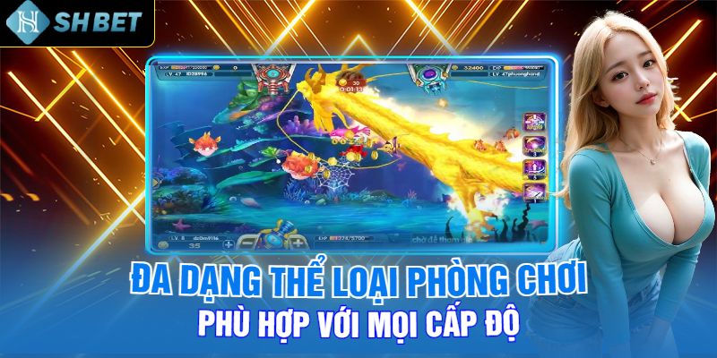 Đa Dạng Thể Loại Phòng Chơi Phù Hợp Với Mọi Cấp Độ