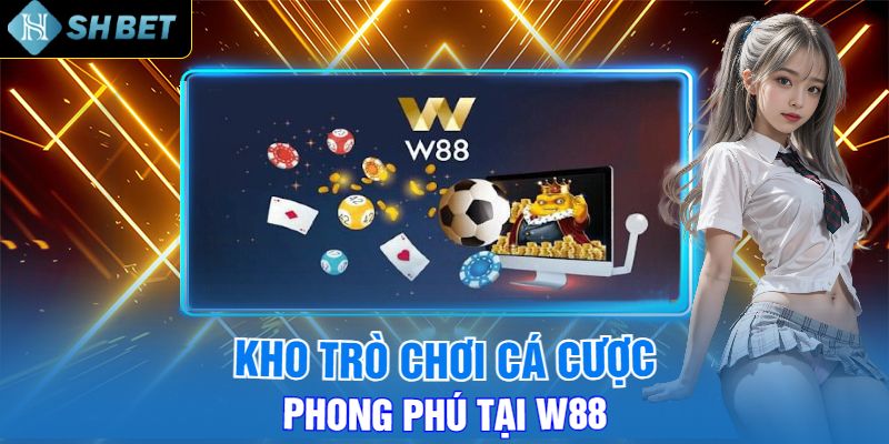 Kho Trò Chơi Cá Cược Phong Phú Tại W88